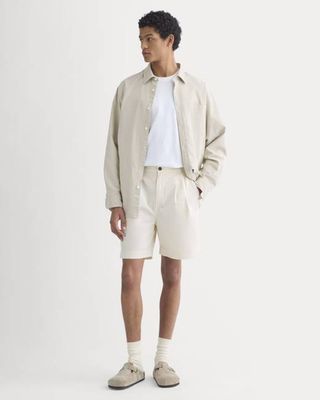 Pleated Easy Short | Birch