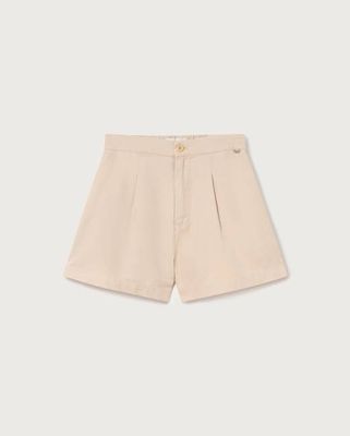 Ecru hemp Narciso shorts