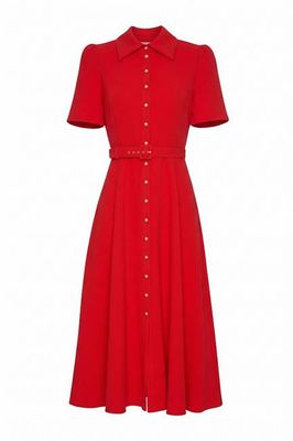 Violet Sunset Red Dress