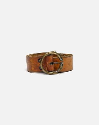 70s Leather Belt - #16