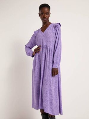 Midi dress print dots