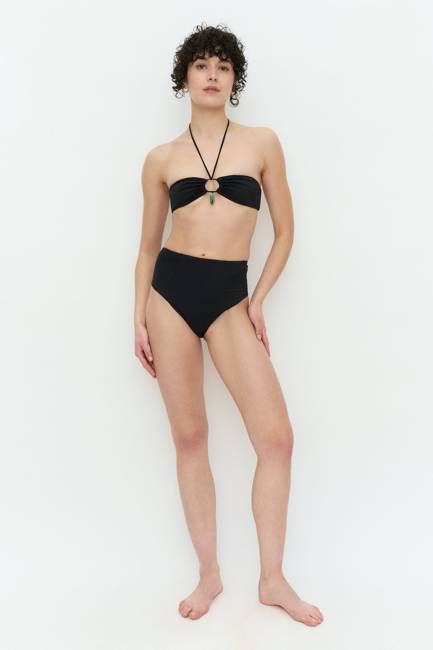 Culotte taille haute noir