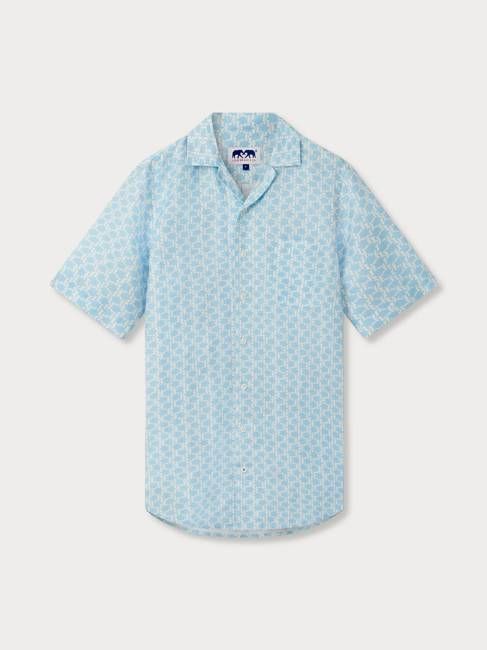 Men's Turtle Story Arawak Linen Shirt
