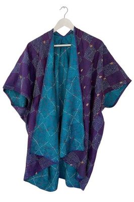 Trudi-Poncho Nr. 63 aus Seide im Vintage-Stil, Jodhpur Bearbeiten