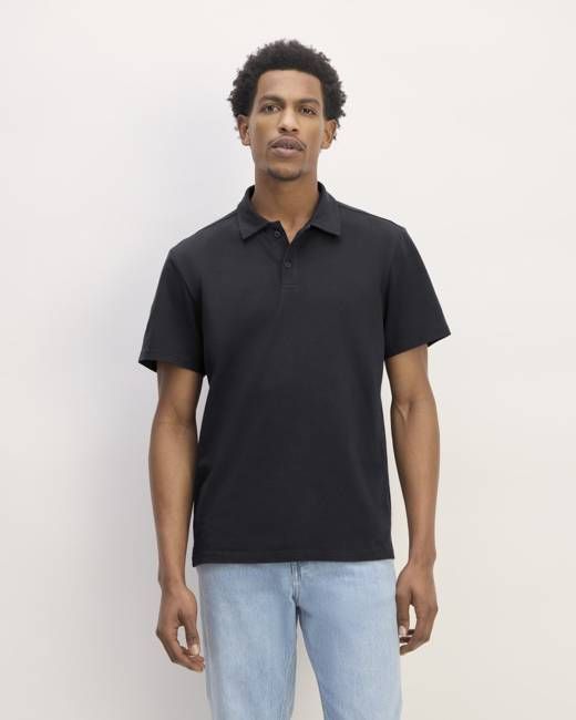 The Premium Weight Short-Sleeve Polo | Deep Navy