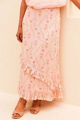 RHS Bedruckter Boho-Rock | Blush