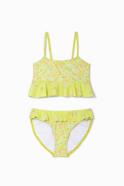 Polka Dot Ruffle Bikini