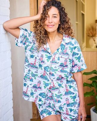 Lighthouse Keeper - Short PJ Set - Cloud