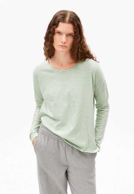 XIANAA STRIPES LONGSLEEVE | oatmilk-foam