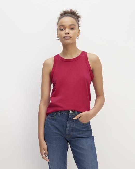 The Tank in Essential Cotton | Red Currant
