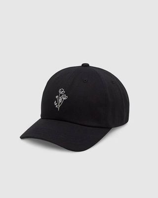 Flower Embroidery Peak Hat
