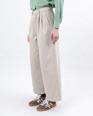 Wide Leg Pants Ecru