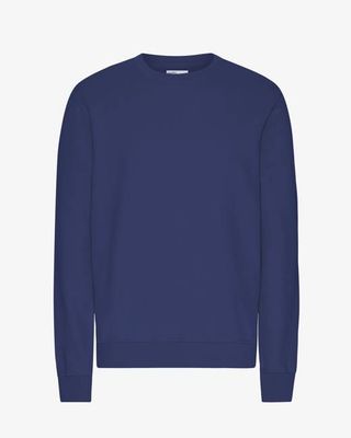 Classic Organic Crew - Marine Blue