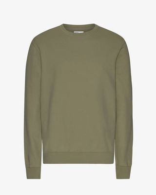 Classic Organic Crew - Dusty Olive
