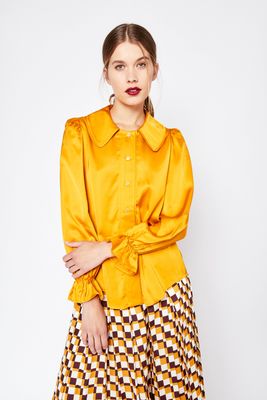 Saffron Statement Collar Blouse