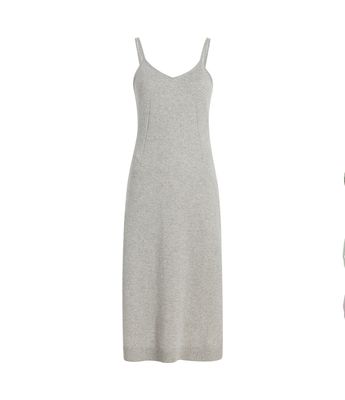 Cashmere Slip Dress - Resale | Heather Grey