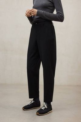 BLACK GALIA TROUSERS