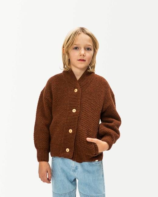 Wool Bomber Jacket chestnut