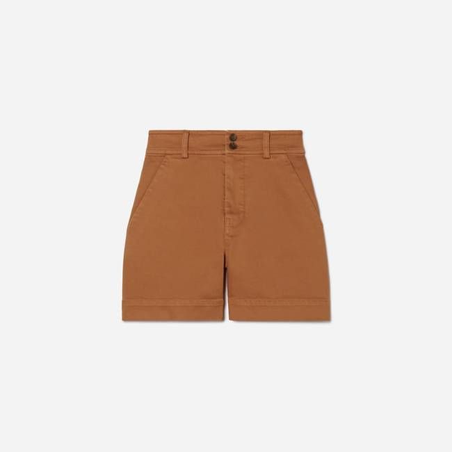 The Way-High® Twill Short | Adobe Brown