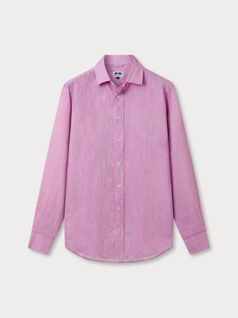 Men's Cowrie Kiss Abaco Linen Shirt
