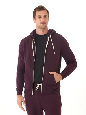 Triblend Zip Fleece Hoodie