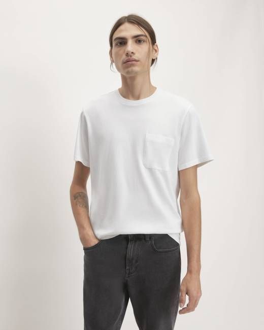 The Organic Cotton Pocket Tee | White