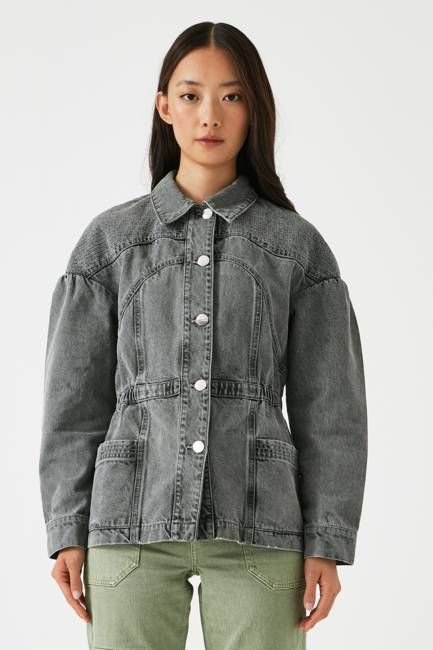 Zaha Jacket in Steel