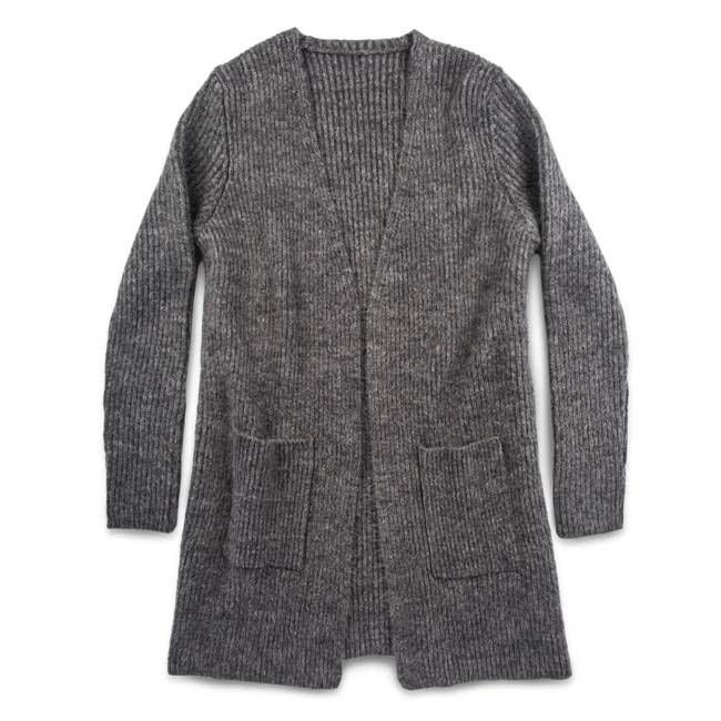 The Frida Cardigan in Charcoal