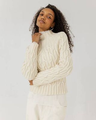 Bangos: Sea Salt Merino Wool Sweater