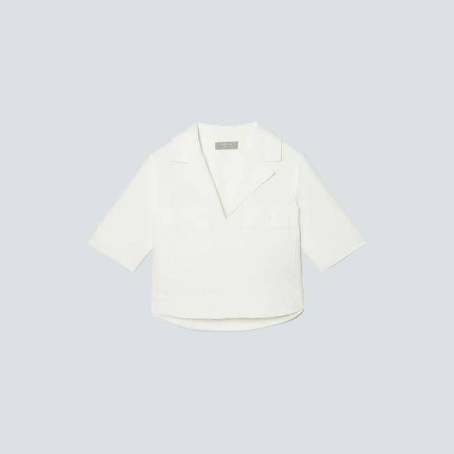 The Oxford Popover | White