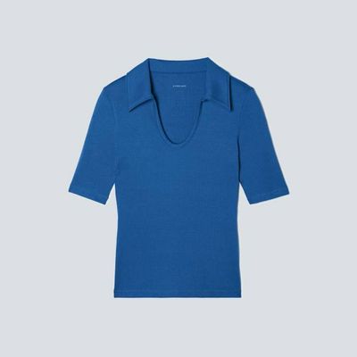 The Super-Soft Short Sleeve Polo | Lapis Blue