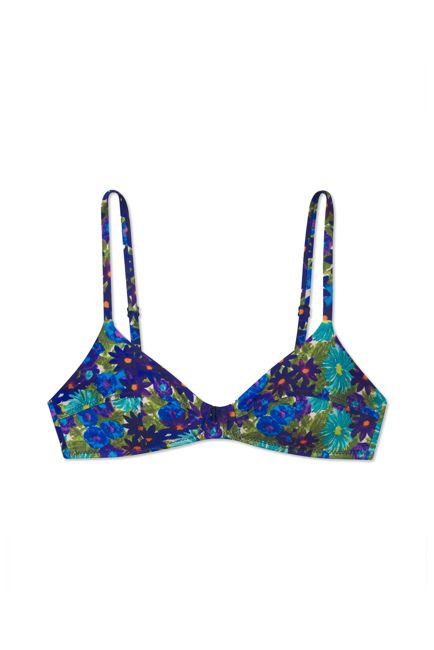 Simone Retro Top in Superbloom