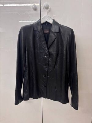 90s John Carlisle Leather Blazer