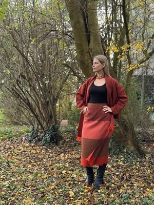 NEW! Forest Ridge Wool Lungi Wrap Skirt Aranya