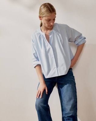 Das Easy Shirt - Salzblau