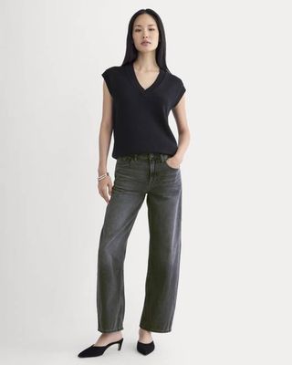 Loose Curve Jean | Carbon Midnight