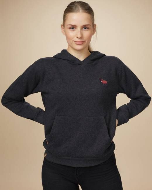 Nepal Embroidered Yak Hoodie