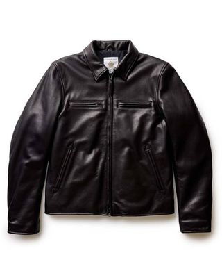 The Moto Jacket in Black Steerhide