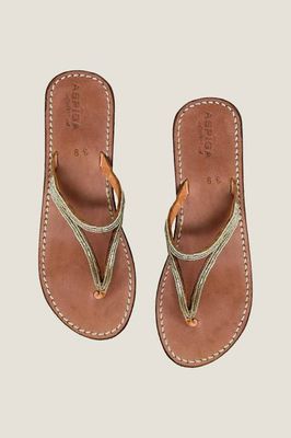 Silver Embellished Heel Sandal | Silver/Tan