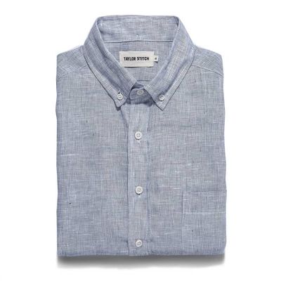 The Jack in Navy Pin Dot Linen