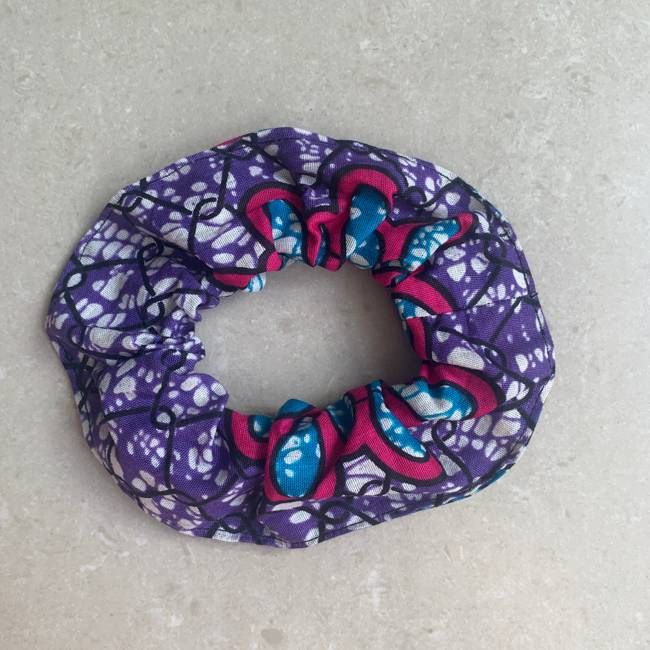 Scrunchie in Afro Floral