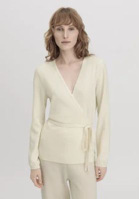 Regular cardigan made of soft virgin wool with cashmere