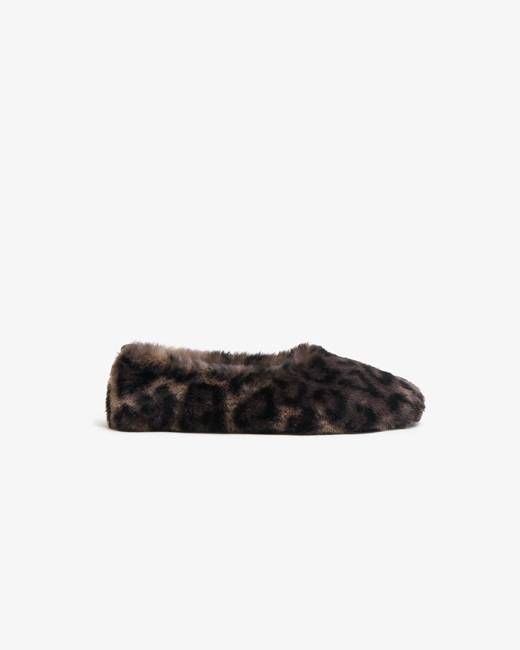 Magda Leopard Flat Slipper
