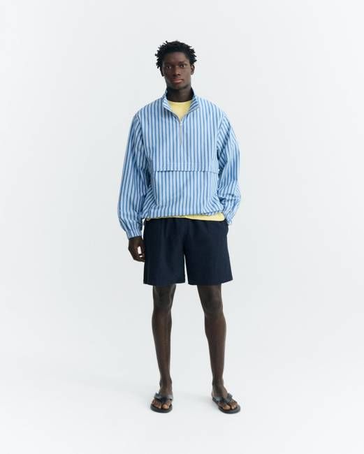 Reed blue striped oversize jacket