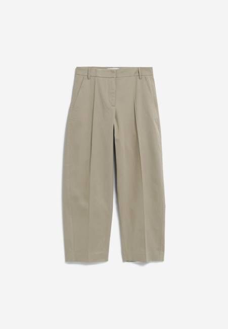 BARREL LEG TWILL PANT | light sage