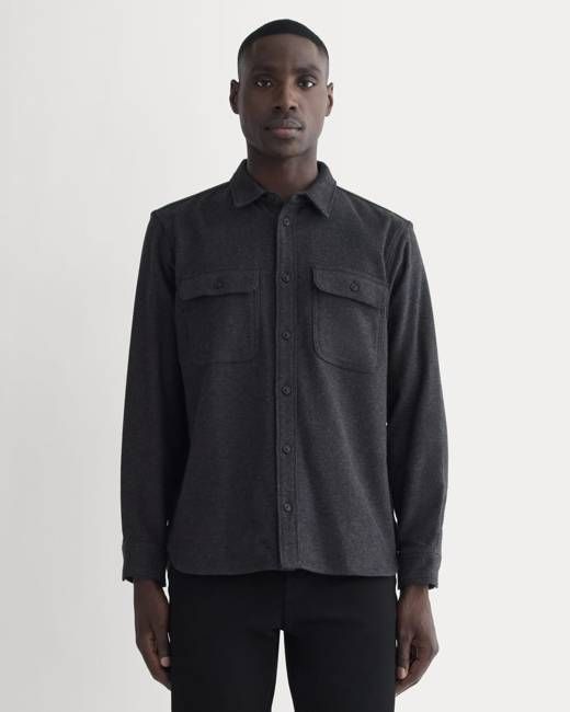 The Heavyweight Overshirt | Uniform | Charcoal Heather