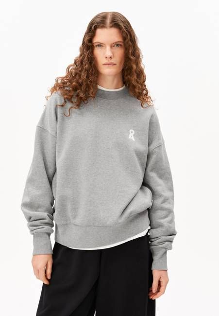 ICONIC Å ALIZAA SWEAT | silver melange