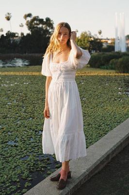 The Ricarda Dress | Alabaster