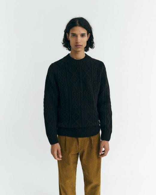 Brown wool Rasta sweater