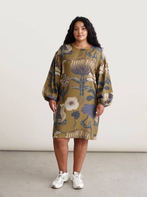 Sea Flowers tunic dress, adult